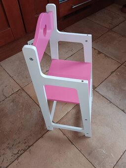 Jídelní židlička pro panenky - 2