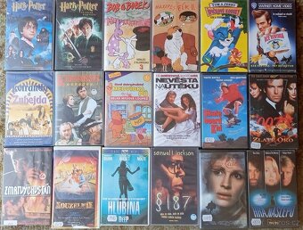 Originální VHS kazety - filmy, pohádky, dokumenty - 2