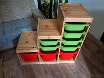 Ikea úložná sestava Trofast schody borovice - 2