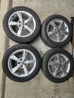 Alu 16 originál AUDI, pneu 205/55/16 zimní - 2