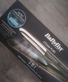 Žehlička na vlasy BaByliss Steam Pure 2V1 - 2