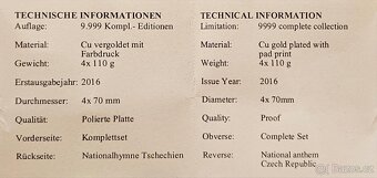 Kompletní sada "Národní hymna" - 2