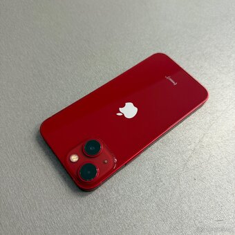 iPhone 13 mini 128GB červený, pěkný stav, 12 měsíců záruka - 2