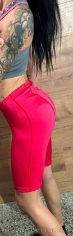 Loffler cyklo-cyklistické pink neon dámské profi šortky - 2