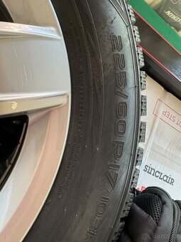 Alu kola 17 5x112, ET38 VW Tiguan 225/60R70 - 2