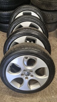 ALU kola R17- 5x112 originál zimní VW GOLF5,6,7,PASSAT,ŠKODA - 2