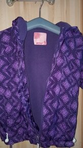 Dívčí fialová podzimní bunda vel. 86 - 2