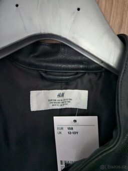Koženková bunda h&m - 2