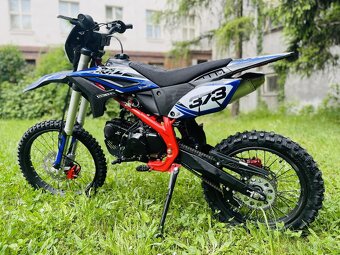 Pitbike Leramotors Thunder 140ccm, 19/16, modrá - 2