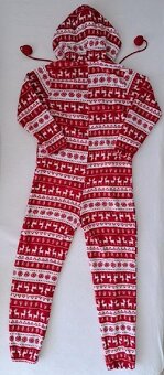 vánoční overal s kapucí, vel. S - 2