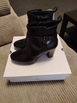 Kotníkové kožené kozačky - 2