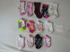 Ponožky pro holčičku + rukavičky - 2