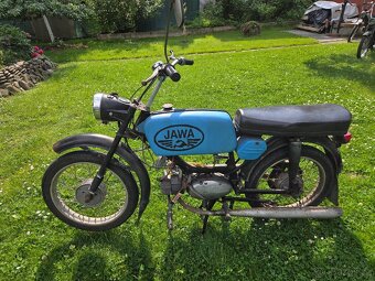 Jawa 23 Mustang bez TP, modrý 1. - 2