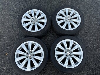 Original letní kola VW Mistral 5x100 7J ET46 215/45 R16 - 2