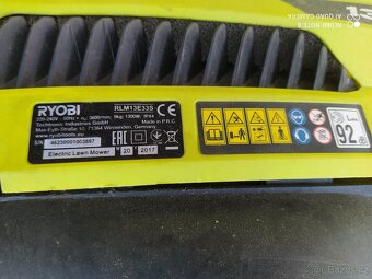 elektr. travní sekačka RYOBI -"šasi" - 2