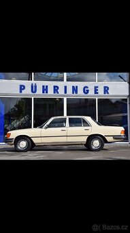 Veterán Mercedes Benz w116 280 SE policajna limuzina - 2