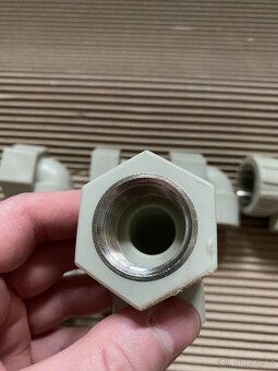 Nová PPR kolena 25 x 3/4" - vnitřní, vnější kovový závit - 2