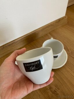 2x hrneček s podšálkem Davidoff - 2