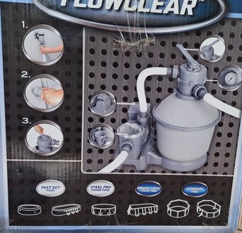 Prodám pískovou filtraci Bestway - 2