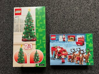 Vánoční LEGO® dvojička 40499 Santovy sáně + 40573 stromek - 2