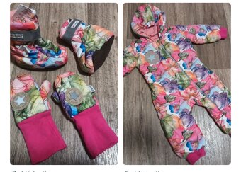 Kombinéza a doplňky Little angel Outlast vel. 86/92 - 2