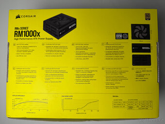 Corsair RM1000x 1000W Gold – Plně modulární, Top Stav - 2
