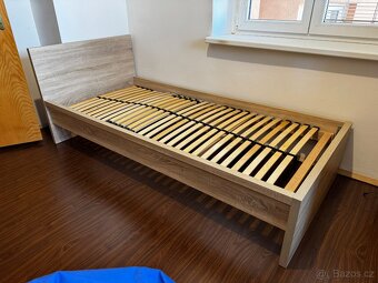 2x Postel 90x200 + rošty + matrace - 2