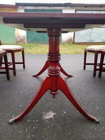 Stůl a židle z masivního dreva - 2