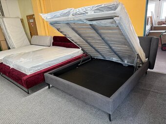 Manželská postel s úložným prostorem - NEPOUŽITÁ - 2