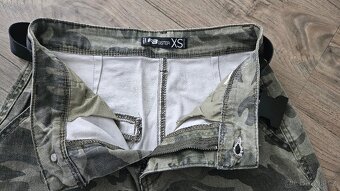 Dívčí maskáčové kalhoty FB Sisters XS - 2