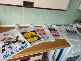 Igelitové tašky nejen pro sběratele-různé druhy a velikosti - 2