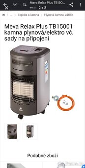 Plynová kamna Mora s ventilátorem - 2
