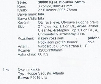 Okno (nerozbalené) - 2