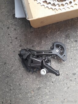 Shimano přehazovačka + kazeta M6100. - 2