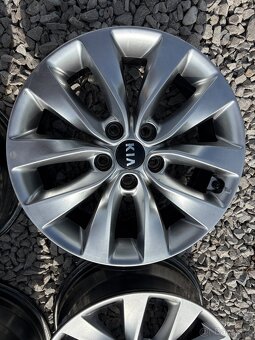 Alu disky na Kia Hyundai 17", 5x114.3 , ET 52.5, šíře 7,5J - 2