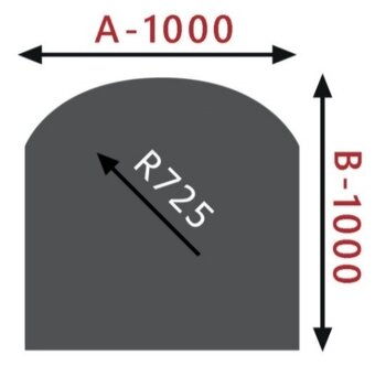 Sklo pod kamna - 2