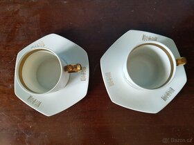 Hrnečky s obrázkem zlacené - 2