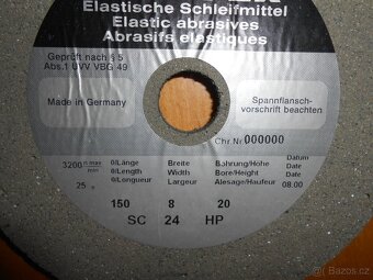 Kotouč ARTIFEX elastic 150x8x20+ řezný 4ks NAXOS 100x1x20 - 2