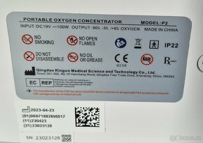 Kyslíkový koncentrátor s baterií - 2