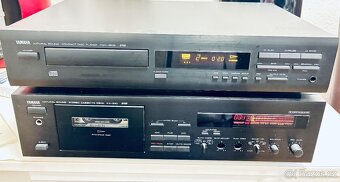 Yamaha cd player a tape deck - 2