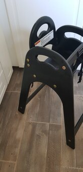 Dětská dřevěná jídelní židlička - 2