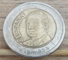 2 Euro Espaňa 1999 pšeničnoražba - nabídněte sumu - 2