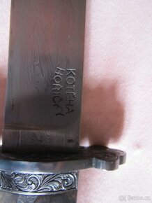Damaškový nůž, od českého kováře - ruční práce - 2