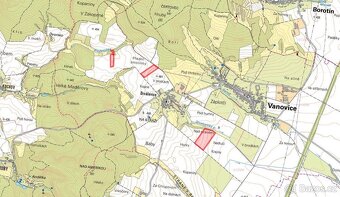 Zemědělská půda, prodej, Drválovice, Vanovice, Blansko - 2