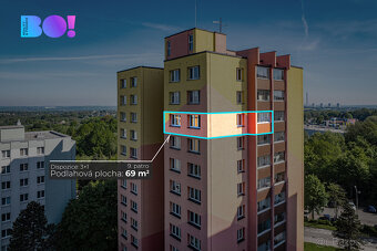 Prodej bytu 3+1, ulice Okružní, Orlová - 2