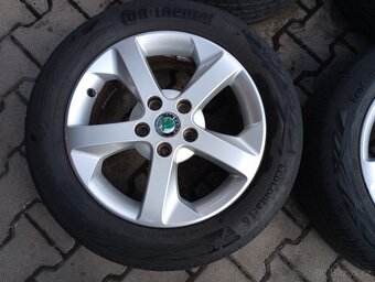 ALU LITÁ KOLA ŠKODA OCTAVIA II,III 16",5x112mm,205/55/16. - 2