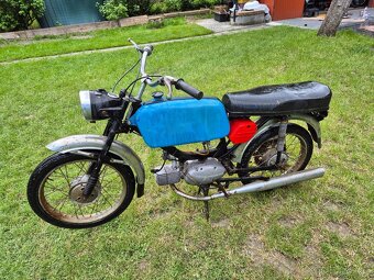 Jawa 23 Mustang bez TP, modrá barva 5. - 2