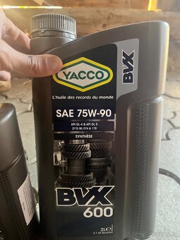 Převodový olej YACCO BVX600 75W90 - 2