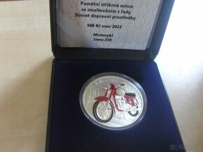 500 kč stříbrné pamětní mince - 2