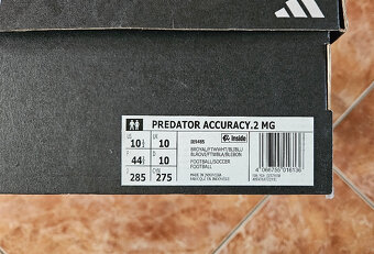 Kopačky Adidas Predator Accuracy.2 MG, vel. 44 2/3 - 2